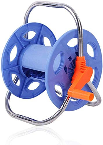 zaizai Portable garden hose reel - lightweight, frost-resistant, wall-mounted hose reel - empty cable reel For extension cables or garden hose storage