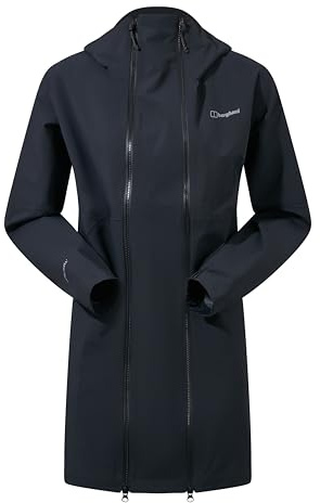 Berghaus Annaside Maternity Waterproof 2 in 1 Giacca per Donna, Nero, 44