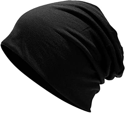 Windproof Hat for Men and Women - Autumn and Winter Fashion Warm Pullover Beanie - Stacking Ear Cap - Frost Proof Ski Hat - Wine Beret - Large Headwear