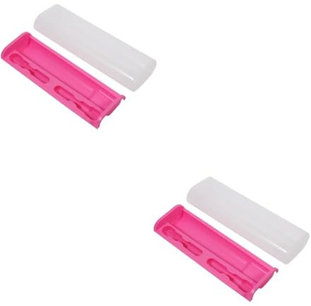 minkissy 2stücke Elektrisches Zahnbürstenetui Tragbare Aufbewahrungsbox Für Elektrische Zahnbürsten Kompaktes Design Schützt Vor Stößen Für Reisen Und Camping Passend Für