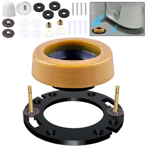 boeemi Kit di riparazione per flangia WC con anello cerato extra spesso per installazione WC