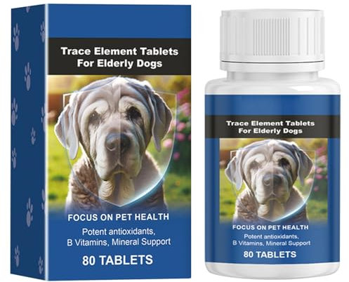 Sirseon Gelenkergänzung für Hunde,Ergänzung zur Gelenkunterstützung bei Hunden | Haustier-Wellness-Tabletten - Spurenelement-Tabletten, 80 Stück Tabletten zur Gelenkentlastung bei Hunden, unterstützt