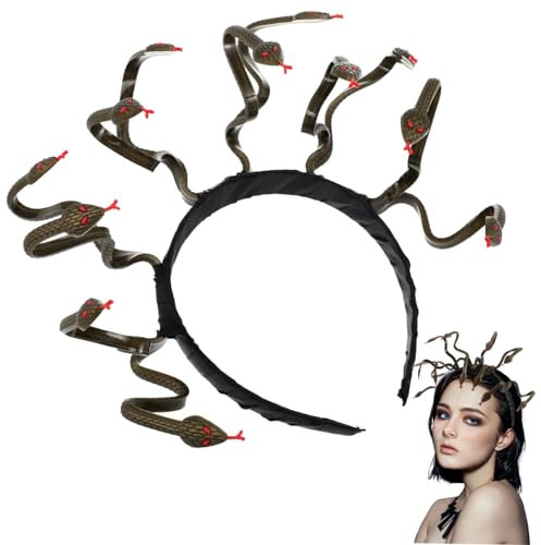 LIFKOME 2 Stück Stabiler Schlangenkopfschmuck Aus Kunststoff Für Griechisches Outfit-accessoire Für Frauen