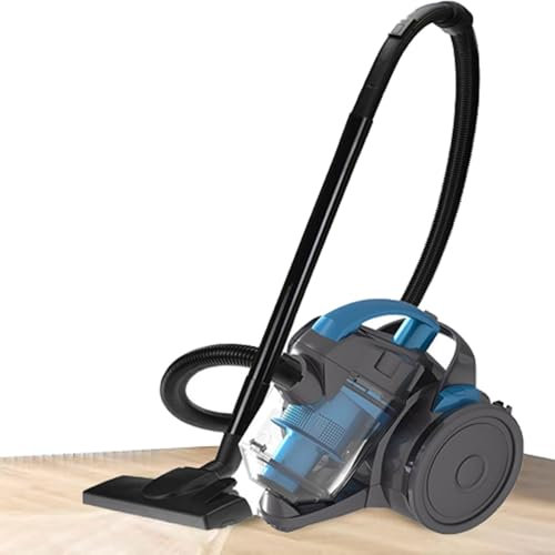JMOZHCD Aspirateur cylindrique, Puissant aspirateur cylindrique sans Sac de 2000 W avec Brosse de Nettoyage rotative, récipient à poussière Facile à Vider de 1,8 L