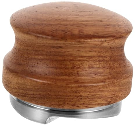 OUNONA 1pezzi Pressino Per Caffè in Legno Antiscivolo Per Espresso Martelletto Di Pressatura Imbuto Dosatore Accessori Professionali Per Caffè