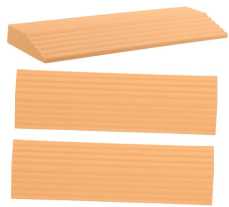 Warmhm 3 Pièces Tapis Rampe pour Robot Balayeur Rampe Antidérapante et Portable Seuil de Porte pour Facile Compact pour Usage Intérieur