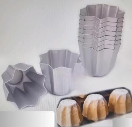 TSJESMIC 6 x Mini Forma Pandoro 70 Grammi. Alluminio Professionale