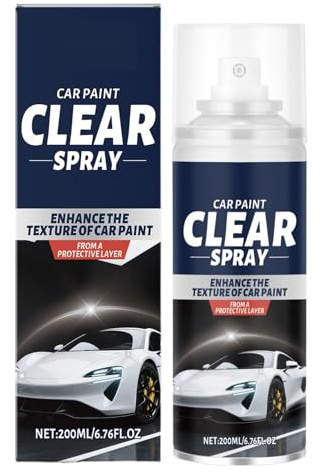 Pulitore Carrozzeria - 200 ml Liquido Lucidante Invisibile,Spray per Pulizia Auto con Rivestimento Trasparente - Per Sporco Macchie Escrementi Lucentezza Anti-Ruggine Veicoli Pneumatici Cerchioni