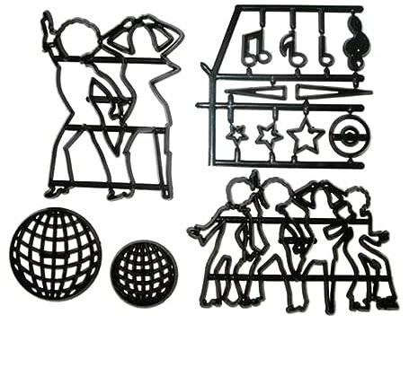 Patchwork Cutters - Disco Dancers - Sugarcraft Cutter