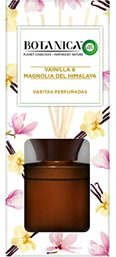 Botanica by Air Wick Varitas Perfumadas - Mikados Ambientador, Esencia Para Casa Con Aroma A Vainilla Y Magnolia Del Himalaya, Naturaleza, 80 ml (Paquete de 1)