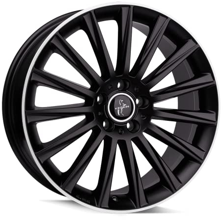 KT18-7JX17 5/120 ET35 72,6 mate negro LIP POLISH