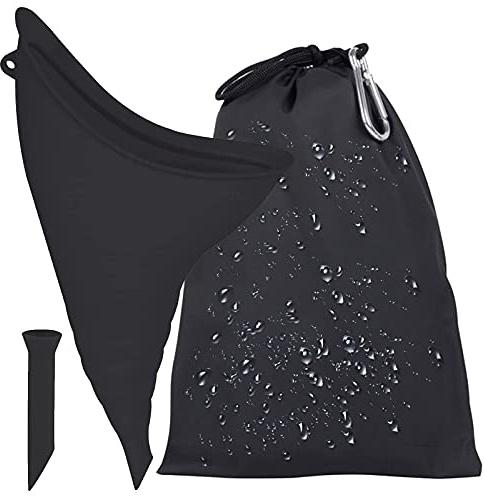 BAYINBROOK Urinoir féminin en Silicone réutilisable Pissoir Debout pour Femme Réutilisables Secret et Sécurisée, Idéal pour Voyage Camping et Randonnée (Black)