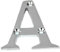 3 Inch Satin Chrome Screw-On Letter A – Elegant & Bold Door Numeral for Wooden, uPVC & Composite Doors