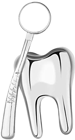 SM SunniMix Cartoon Hochzeit Brosche Pins, Zahn Anstecknadel Kostüme Abzeichen, Niedlichen Sicherheitsnadeln Emaille Anstecker Pins, Zahn Revers Pin für Zahnarzt Krankenschwester Kinder, Argent