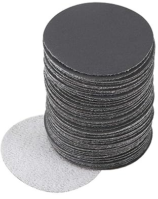 TA-VIGOR 50Pcs 50mm Wet and Dry Sanding Discs, 1000 Grit 2 Inch Hook and Loop Sandpaper Electrostatic Sand Planting Silicon Carbide Sanding Discs