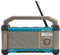 Retekess TR637 Baustellenradio, Arbeitsradio mit Bluetooth AM FM, eingebauter wiederaufladbarer Akku, 4 C-Batterien oder AC, IP54 wasserdicht, unterstützt USB, Preset Station, EQ