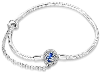 Pandach Bracciale Donna Adatto per Ciondolo Argento Sterling 925 Braccialetto Snake Bracciali Compatibile con Pandora Ciondolo