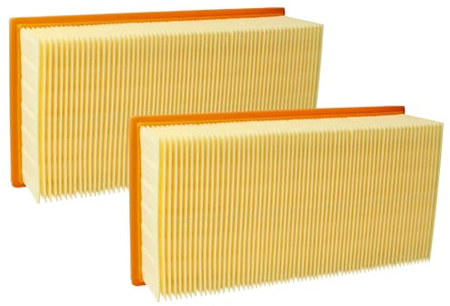 vhbw 2x Flachfaltenfilter Ersatz für Kärcher 6.904-156.0 | 6.904-068.0 für Staubsauger - Filterelement