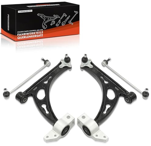 Frankberg 6-Teilig Querlenkersatz Vorderachse Kompatibel mit A3 8P1 2003-2012 O.c.t.a.v.i.a II 1Z3 2004-2013 Golf V 1K1 2003-2009 T.o.u.r.a.n 1T1 1T2 2003-2010 Replace# 1K0407366G