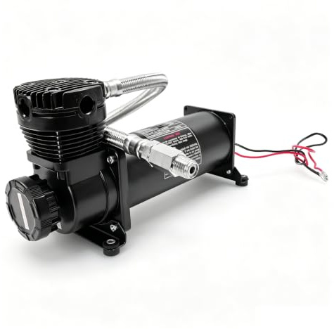 Compresseur à suspension pneumatique Heavy Duty Air Train Horn Air Ride 12 V 23 A 200 PSI 1,75 CFM Ferrures de rechange