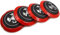 WGABKN Auto Coprimozzo per Abarth 500/695/595,4 PCS Ruota Tappo Tappi Centro Impermeabile Antiruggine Antipolvere Decorazione Esterna Accessori,2-135MM