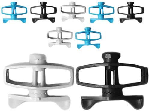 Tenditore per Recinzione Elettrica Portatile 9 Pezzi in Abs