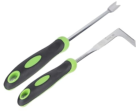 ANDRESLAD 1 Set Coltello per Diserbo Manuale Pesante Attrezzo Artefatto Dovere Mano Falci da Diserbo Lampadina Sradicamento Dispositivo di Diserbo Carrabile Diserbante Acciaio Inossidabile