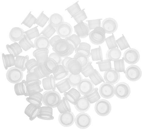 KAILIKETIY Lot de 200 Bouchons De Rechange en Plastique Transparent pour Salières Et Poivrières (18 Mm), Anti-Fuite, pour Bouteilles, Pots De Fleurs, Tuyaux Et Accessoires De Cuisine (28