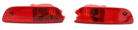 Heckstoßstangenreflektorlicht für Kia Sorento 2009-2012 Auto Heckstoßstange Nebelscheinwerfer Parkplatz Warnreflektor Rücklichter mit Birne 92405-2P350