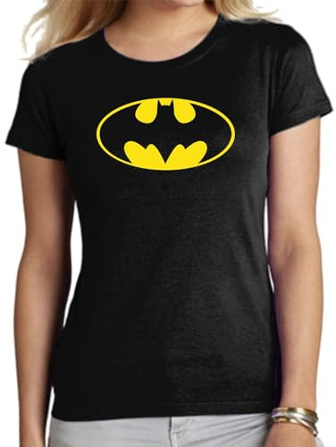 the Fan Tee Camiseta de Adulto de Mujer Comic Murcielago El Caballero Oscuro 105 XS