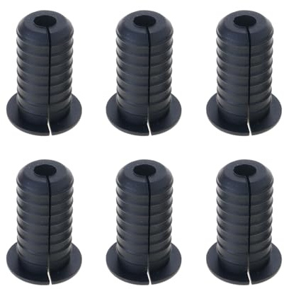 6 kits de enrutamiento de cables, buje de pared de goma, ojales universales, organizadores de cables, funda de protección, gestión universal