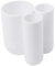 Umbra Touch Portaspazzolini, Bianco, 3 ½ x 3 x 4 inches