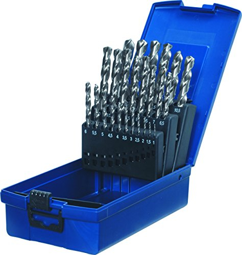 kwb HSS-G Metallbohrer-Satz 25-teilig - Universal-Bohrer Set 1-13 mm, HSS - Bohrer-Set für Metall, Stahl, Eisen u.v.m. - Silver-Star Serie