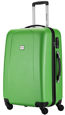 HAUPTSTADTKOFFER - Wedding - Hartschalenkoffer Trolley Rollkoffer Reisekoffer, TSA, Doppelrollen, 65 cm, 71 Liter, Apfelgrün