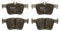TRW GDB1957 Pastillas de Freno Juego de 4 para Volkswagen Golf VII (5G1, BQ1, BE1, BE2, AU1, AU2) 2012 - Eje Trasero y otros vehículos