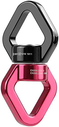 I-WILL Swivel Girevole 360° Rotore 30 KN Girella Connettore Cuscinetto per Yoga Swing Volando Hammock Altalene Hanging Amaca Arrampicata su Roccia