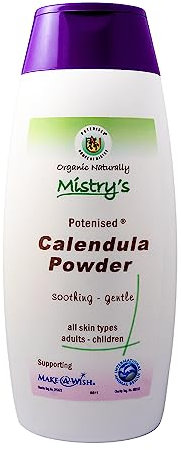 Mistry's Calendula Powder 150g - Natural Plant Based Powder for Wounds and Skin Irritation - Additive Free, Vegan