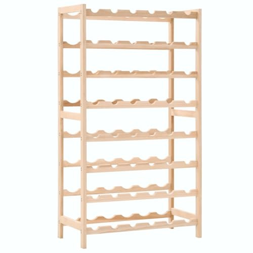 vidaXL Botellero de Madera de Cedro 57,5x28x102 cm