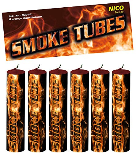 nico 6X Smoke Tube Rauchfackeln Rauchbomben Rauchgenerator Raucherzeuger Rauchtopf