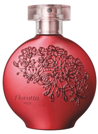 O Boticário - Floratta Red - Eau de Toilette EDT Colonia - Perfume Para Mujer - Fragancia Floriental Frutos Rojos 75 ml
