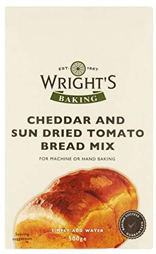 Wright's Baking Cheddar and Sun Dried Tomato Bread Mix, 500 g ( Pack of 2 )