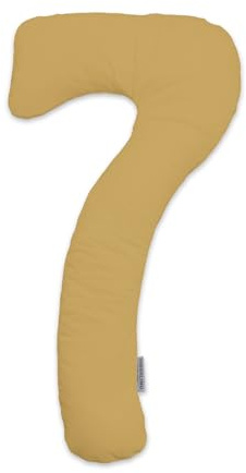 Theraline my7 Seitenschläferkissen mit Bezug, waschbar 60°C, Stillkissen & Lagerungskissen ergonomisch mit integriertem Kopfkissen, Kissen für Seitenschläfer mit wattiertem Bezug für mehr Komfort