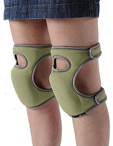 CYSJ 1 paire de genouillères de jardinage en mousse EVA ultra douce et réglable pour le jardin, les travaux ménagers