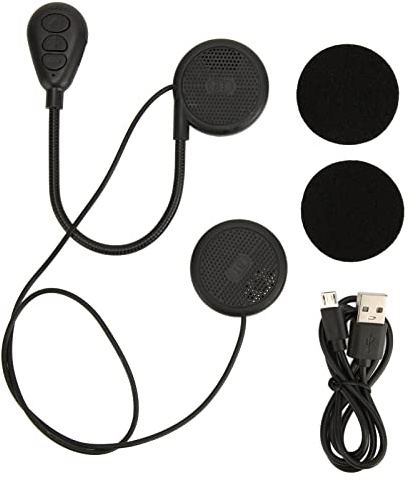 Hjälm Bluetooth Headset, M5H Motorcykel Hjälm Headset 250mAh Batteri Multifunktionsbrusreducering Motorcykelhjälm Hörlurar