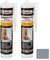 Isolbau Zement-Fix 2 x 300 ml Zementgrau Express Reperaturmörtel - Dichtungsmasse für Fugen & Risse im Innen- & Außenbereich, Kartusche