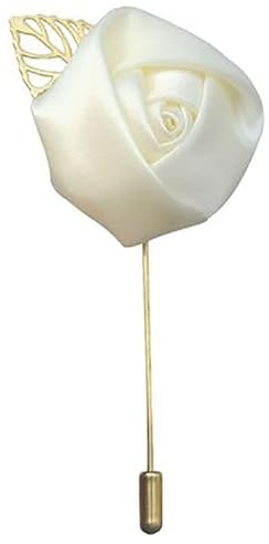 Handgelenk-Ansteckblume, Boutonniere, Handgelenk-Blume, Bräutigam-Ansteckblume, 1 Stück, Herren-Ansteckblume, Bräutigam-Anstecker, Ansteckblume, Brosche, künstliche Seidenblume