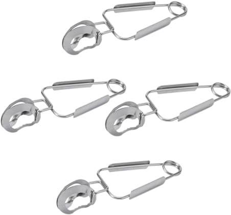 Alipis 4pcs Stainless Steel Snail Tongs Escargot Picking Tongs for Buffet Charcuterie Cooking Tweezers Kitchen Essentials