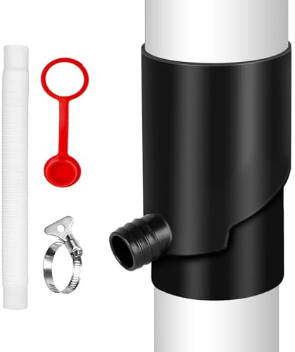 Système de récupération d'eau de Pluie, de Collecte d'eau, Kit collecteur d'eau de Pluie résistant aux UV, Barils de Pluie Portables pour collecter l'eau de Pluie des gouttières pour Le Lavage d