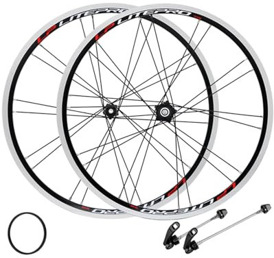 20-Zoll-Laufradsatz für Falträder, Laufradsatz Aus Aluminiumlegierung, 74–130mm, Leichte BMX-Fahrradräder mit V-Bremse, 7–11 Gänge(Black_451 V)