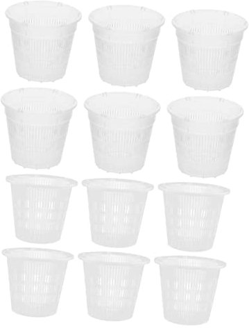 Kisangel Pots À Orchidées en PP Pots De Plantation Polyvalents pour La Maison Et Le Bureau Finition Lisse Et Robuste